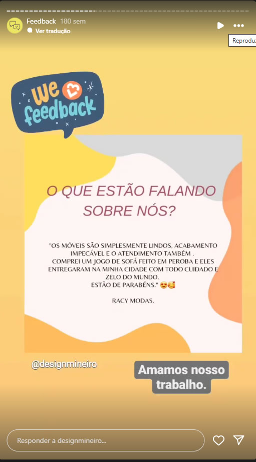 Feedback dos Clientes 2
