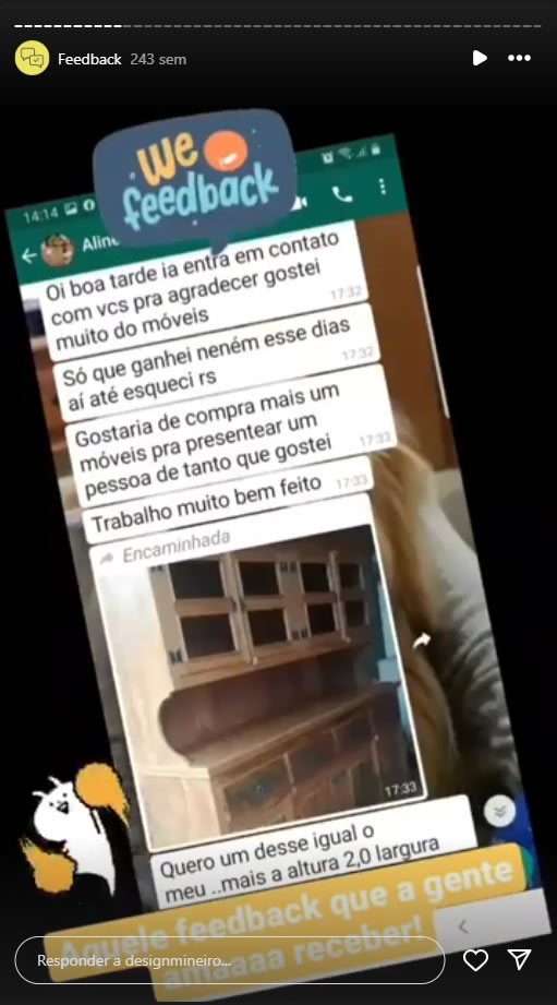 Feedback dos Clientes 6